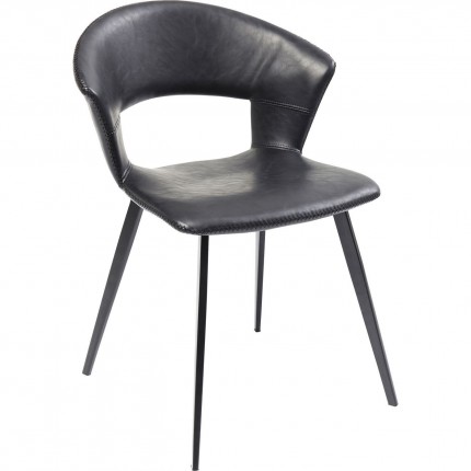 Chaise Reunion noire Kare Design