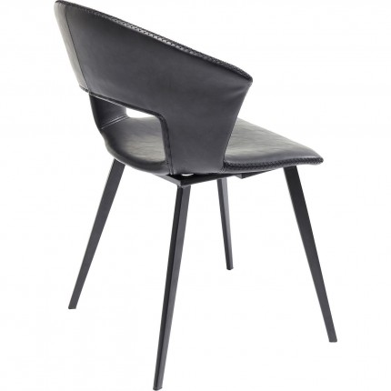 Chaise Reunion noire Kare Design