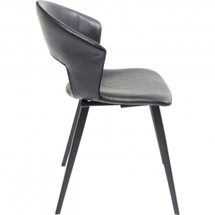 Chaise Reunion noire Kare Design