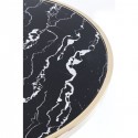 Table d'appoint San Remo marbre noir 46cm Kare Design