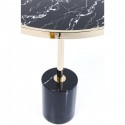 Table d'appoint San Remo marbre noir 46cm Kare Design