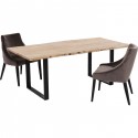 Table Harmony noire 200x100cm Kare Design