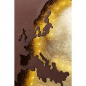 Applique carte du monde LED Kare Design
