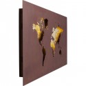 Applique carte du monde LED Kare Design