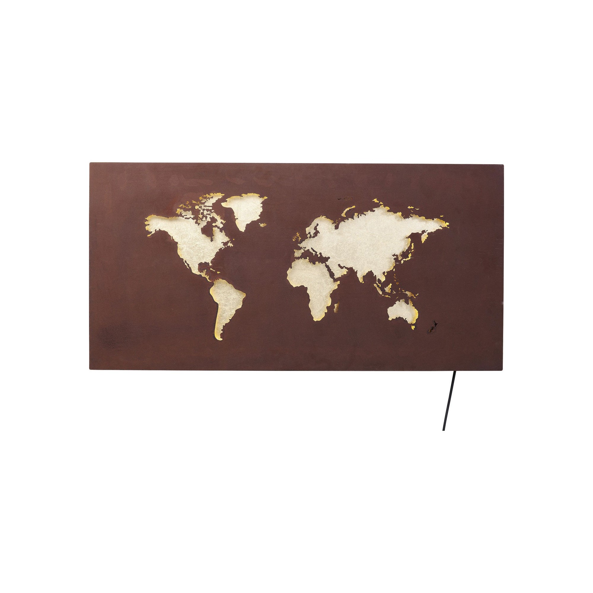 Applique carte du monde LED Kare Design