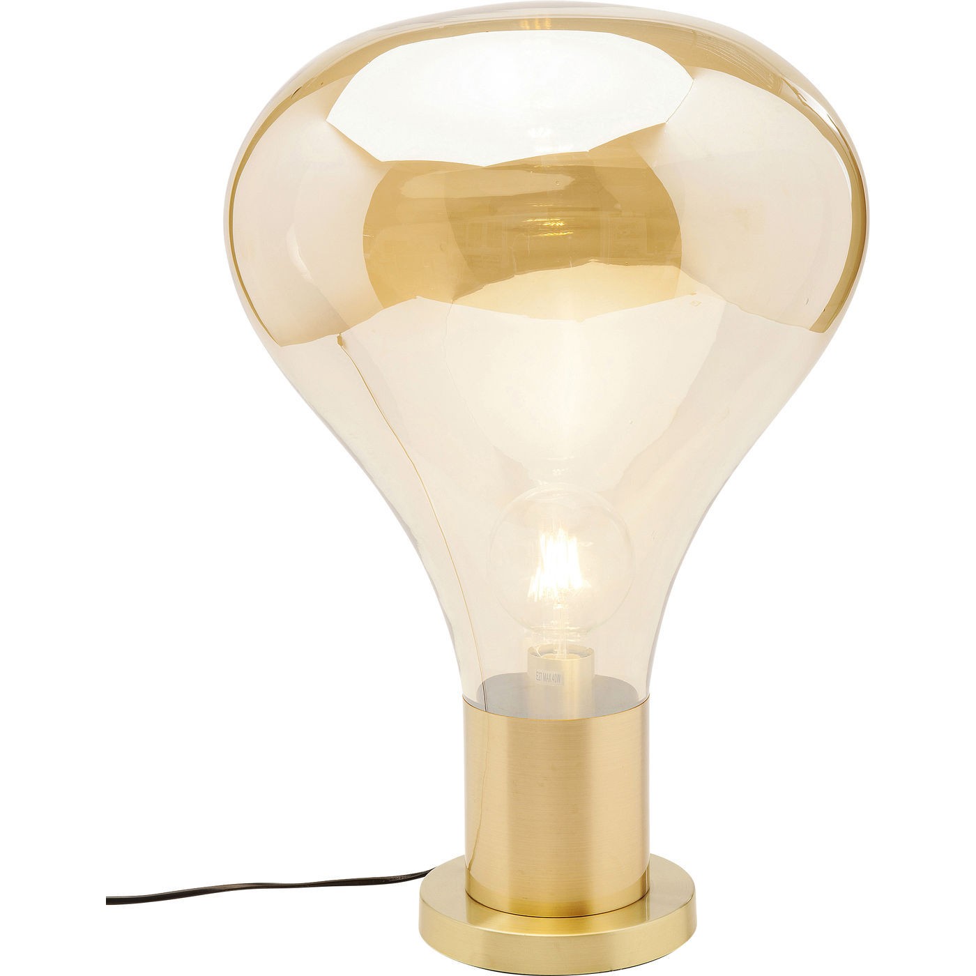 Lampe de table Pear 53cm dorée Kare Design