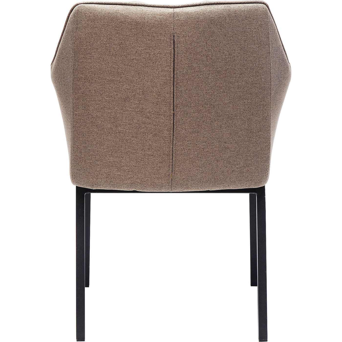 Chaise avec accoudoirs Thinktank marron clair Kare Design