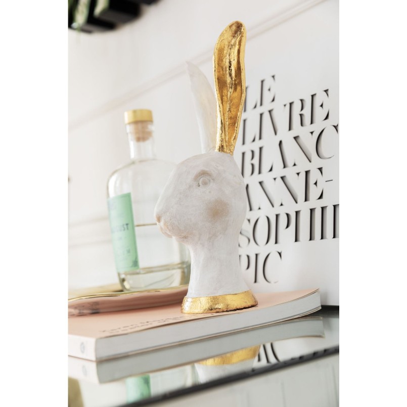 Deco Object Bunny Gold 30cm Kare Design