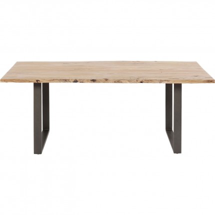 Table Harmony acacia acier 200x100cm Kare Design