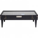 Table basse Collector noire 122x55cm Kare Design