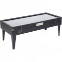 Table basse Collector noire 122x55cm Kare Design