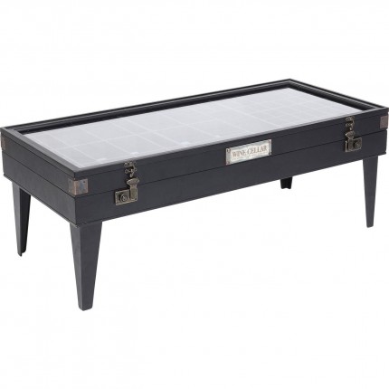 Table basse Collector noire 122x55cm Kare Design