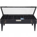 Table basse Collector noire 122x55cm Kare Design