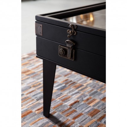 Table basse Collector noire 122x55cm Kare Design