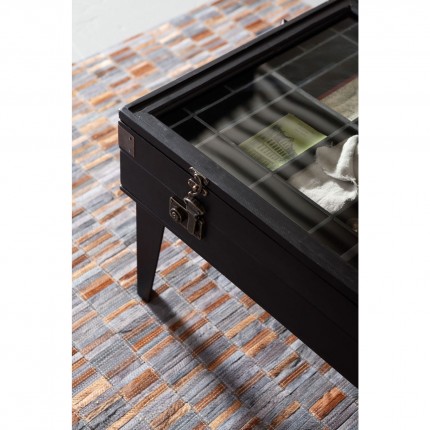 Table basse Collector noire 122x55cm Kare Design