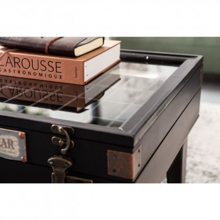 Table basse Collector noire 122x55cm Kare Design