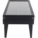 Table basse Collector noire 122x55cm Kare Design