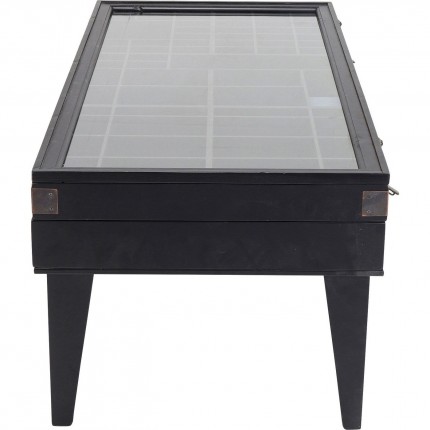 Table basse Collector noire 122x55cm Kare Design