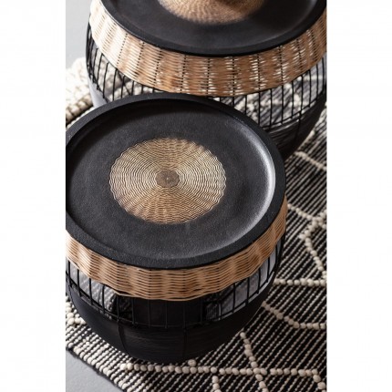 Tables d'appoint African Drums set de 2 Kare Design