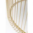 Table basse Wire laiton 80cm Kare Design