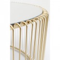Table basse Wire laiton 80cm Kare Design