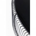 Table basse ovale Wire noire 60x90cm Kare Design