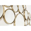 Miroir Bubbles laiton 93x138cm Kare Design