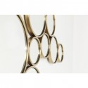 Miroir Bubbles laiton 93x138cm Kare Design