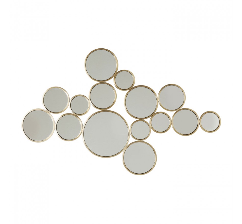 Wall Mirror Bubbles 93x138cm brass Kare Design Wall Mirror Bubbles 93x138cm brass Kare Design