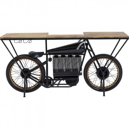 Table de bar moto noire Kare Design