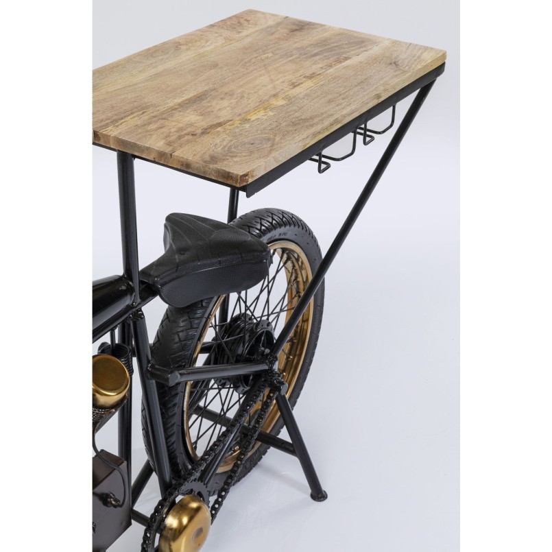 Table de bar Moto noire Kare Design