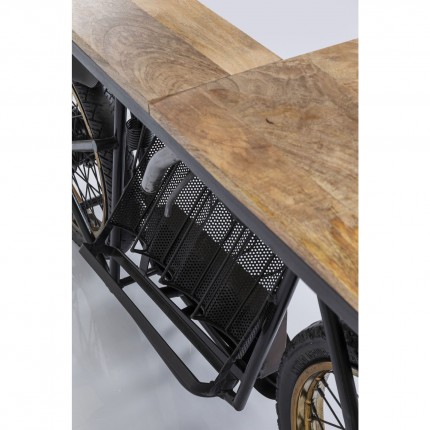 Table de bar moto noire Kare Design