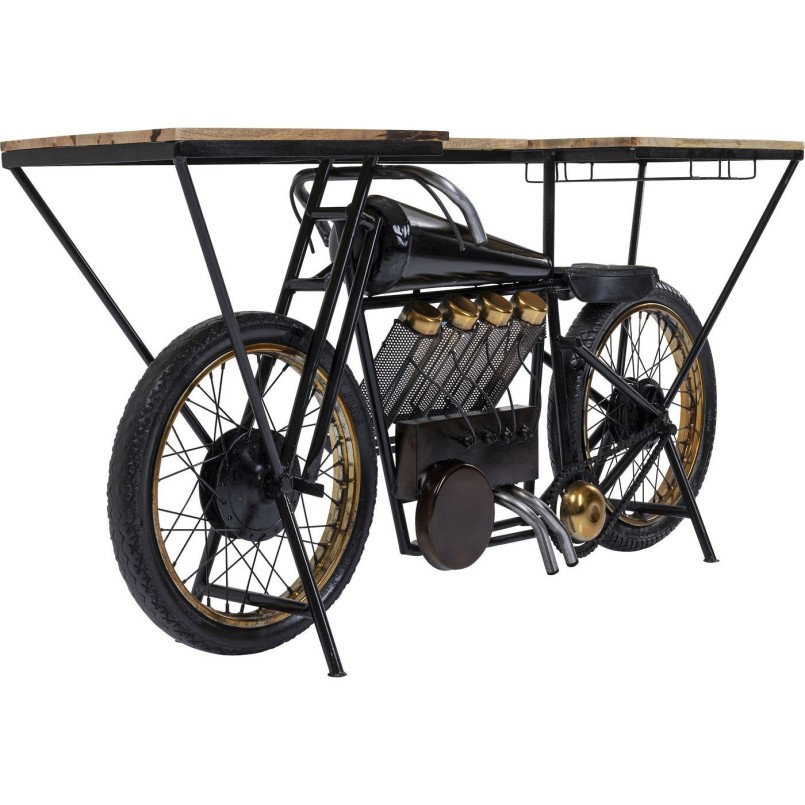 Table de bar Moto noire Kare Design
