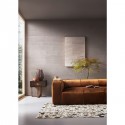 Canapé Cubetto 220cm velours marron Kare Design