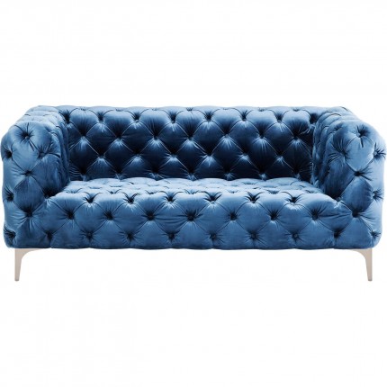 Sofa Look 180cm Velvet Blue Kare Design