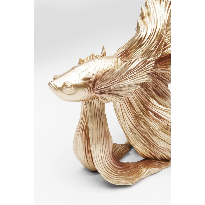 Déco Poisson combattant doré 34cm Kare Design