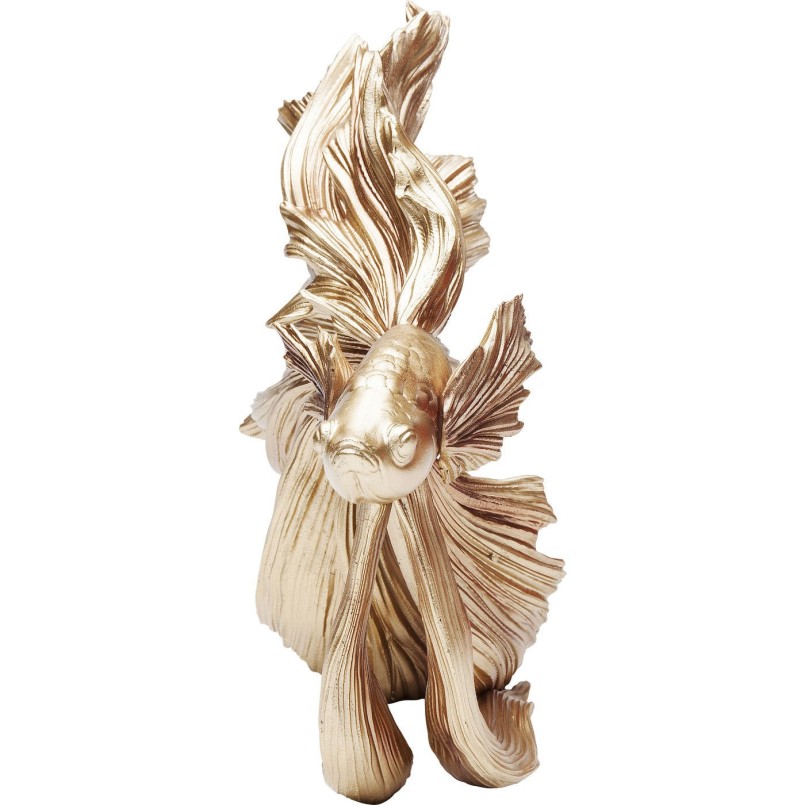 Déco Poisson combattant doré 34cm Kare Design