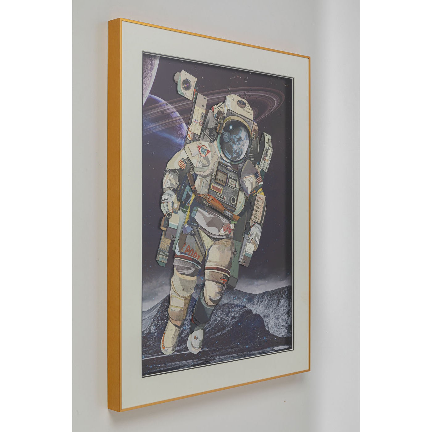 Tableau Frame Art Astronaute 100x75cm Kare Design