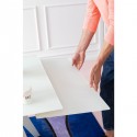 Table à rallonges Amsterdam blanche 240x90cm Kare Design