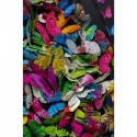 Tableau 3D Papillons 120x120cm Kare Design