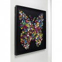 Tableau 3D Papillons 120x120cm Kare Design