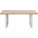 Table Jackie chêne argent 160x80cm Kare Design