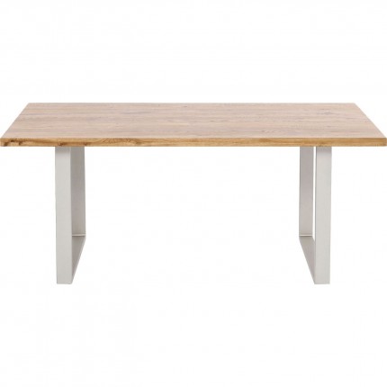 Table Jackie chêne argent 160x80cm Kare Design
