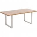 Table Jackie chêne argent 160x80cm Kare Design