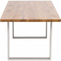 Table Jackie chêne argent 160x80cm Kare Design