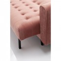 Canapé-lit Milchbar velours rose Kare Design