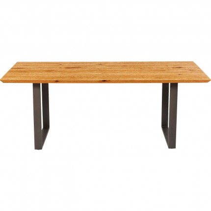 Table Symphony chêne acier 160x80cm Kare Design Table Symphony chêne acier 160x80cm Kare Design