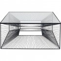 Table basse Dimension 80x80cm noire Kare Design