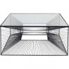 Table basse Dimension 80x80cm noire Kare Design