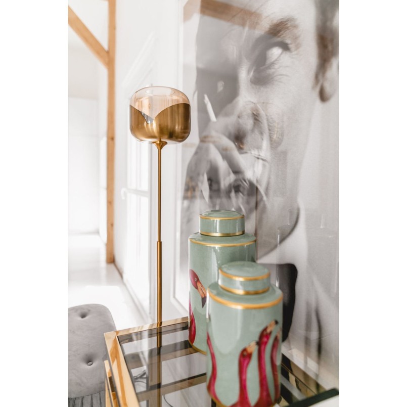 Lampadaire Goblet Ball 160cm doré Kare Design